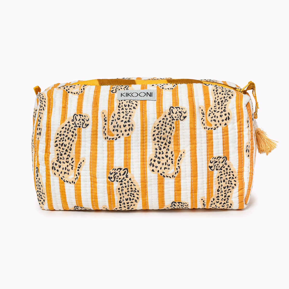 Kosmetiktasche "Sunny Cheetah"- handgefertigte Taschen