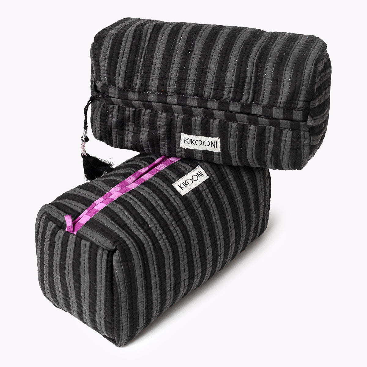 Cosmetic bag "Thin Stripes Midnight"