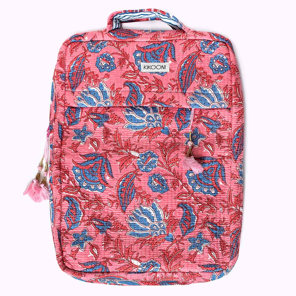 Handgemachte Laptoptasche "Blooming Dreams"