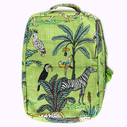 Handgemachte Laptoptasche "Juicy Jungle"