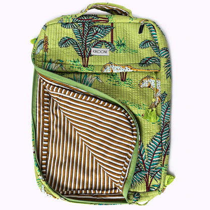 Handgemachte Laptoptasche "Juicy Jungle"