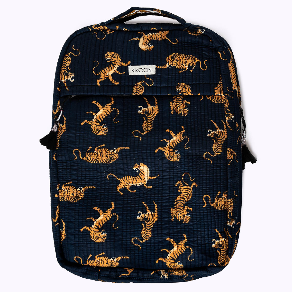 Handgemachte Laptoptasche "Midnight Tiger"