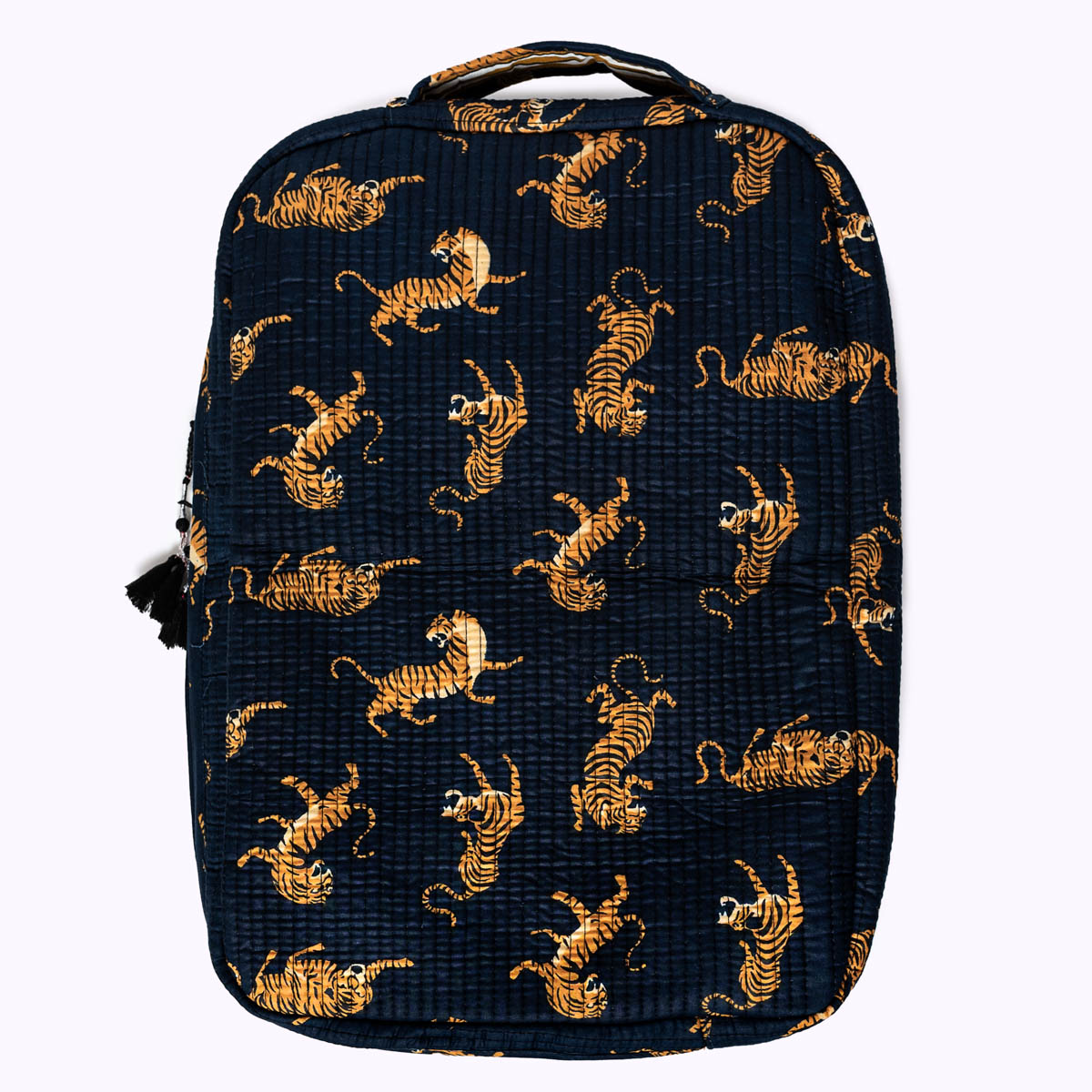 Handgemachte Laptoptasche "Midnight Tiger"