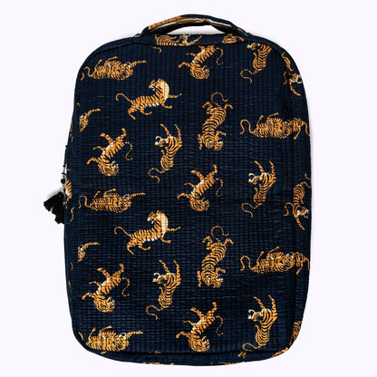 Handgemachte Laptoptasche "Midnight Tiger"