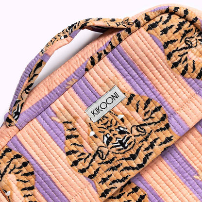 Handgemachte Laptoptasche "Poppy Tiger Peach"