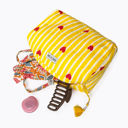 Kosmetiktasche "LOVE EDITION" sunny