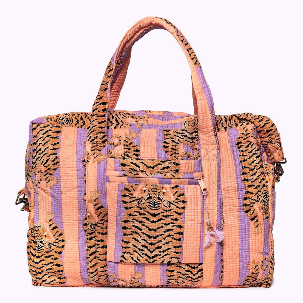 Große Reisetasche "Poppy Tiger peach fusion"