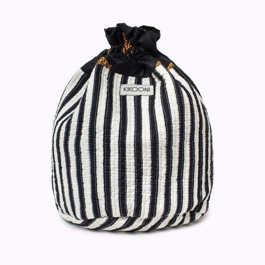 Funbag "Bold Stripes greek summer" small - authentisches Handwerk