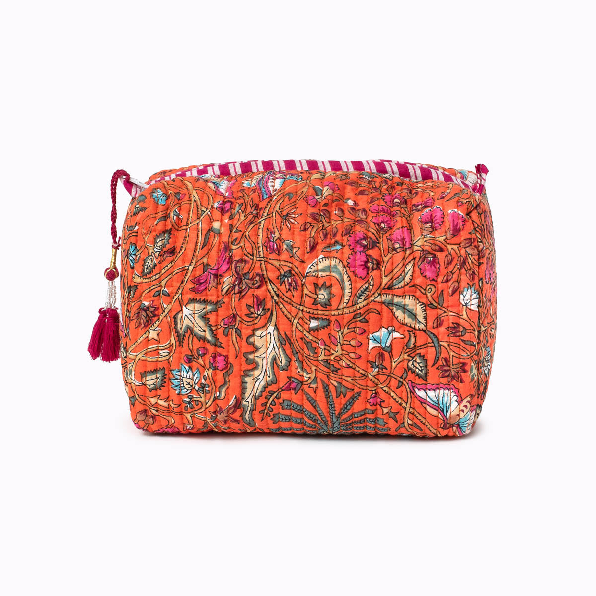 small cosmetic bag "Orange Palm"