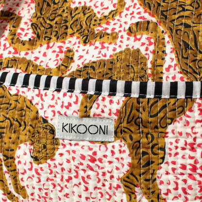 handmade cotton bag "H.LEOPARD"