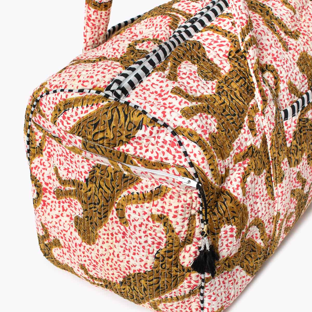 handmade cotton bag "H.LEOPARD"