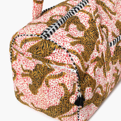 handmade cotton bag "H.LEOPARD"