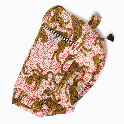 handmade cotton bag "H.LEOPARD"
