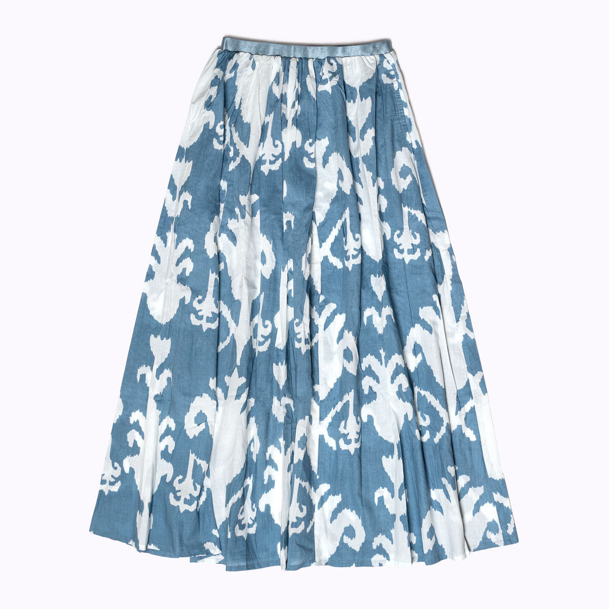 Langer Maxi Rock "Blue Sidha" - natürliche Materialien