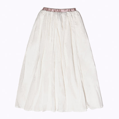 Langer Maxi Rock "Cloud Dancer" - handgefertigte