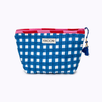 Mini Tasche "Happy Checks" blue