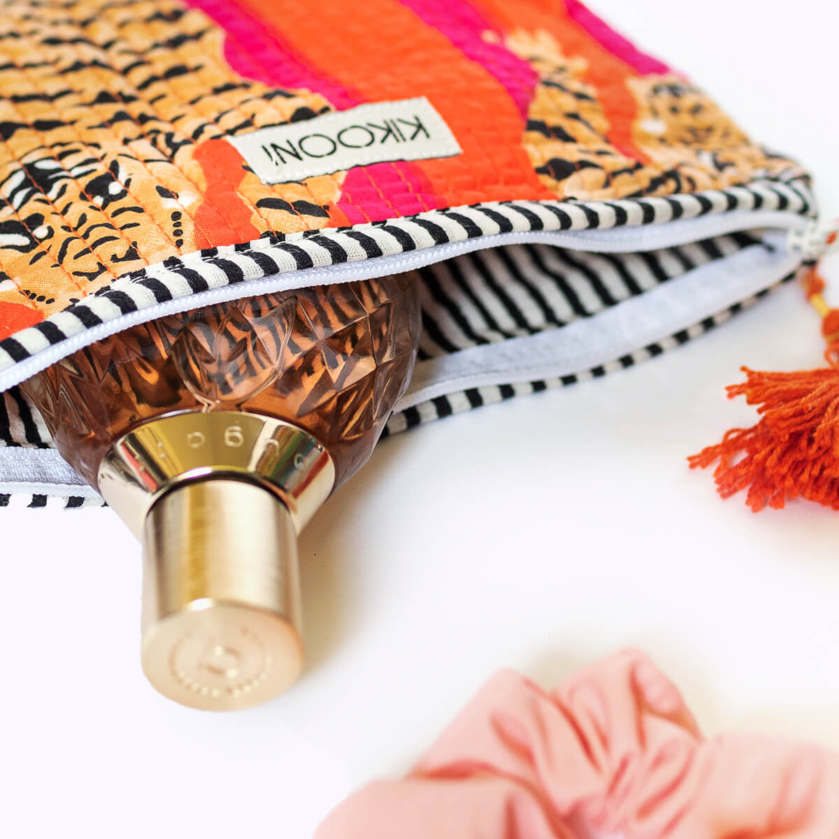 Handgemachte Mini Tasche "Poppy Tiger "