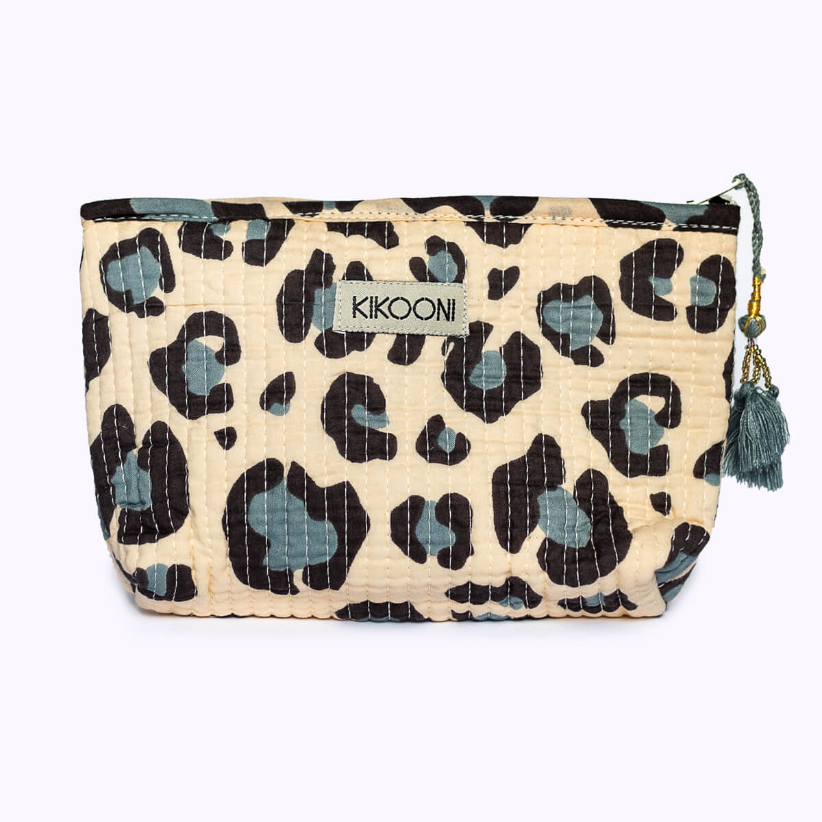 Handgemachte Mini Tasche "Blue Leo"