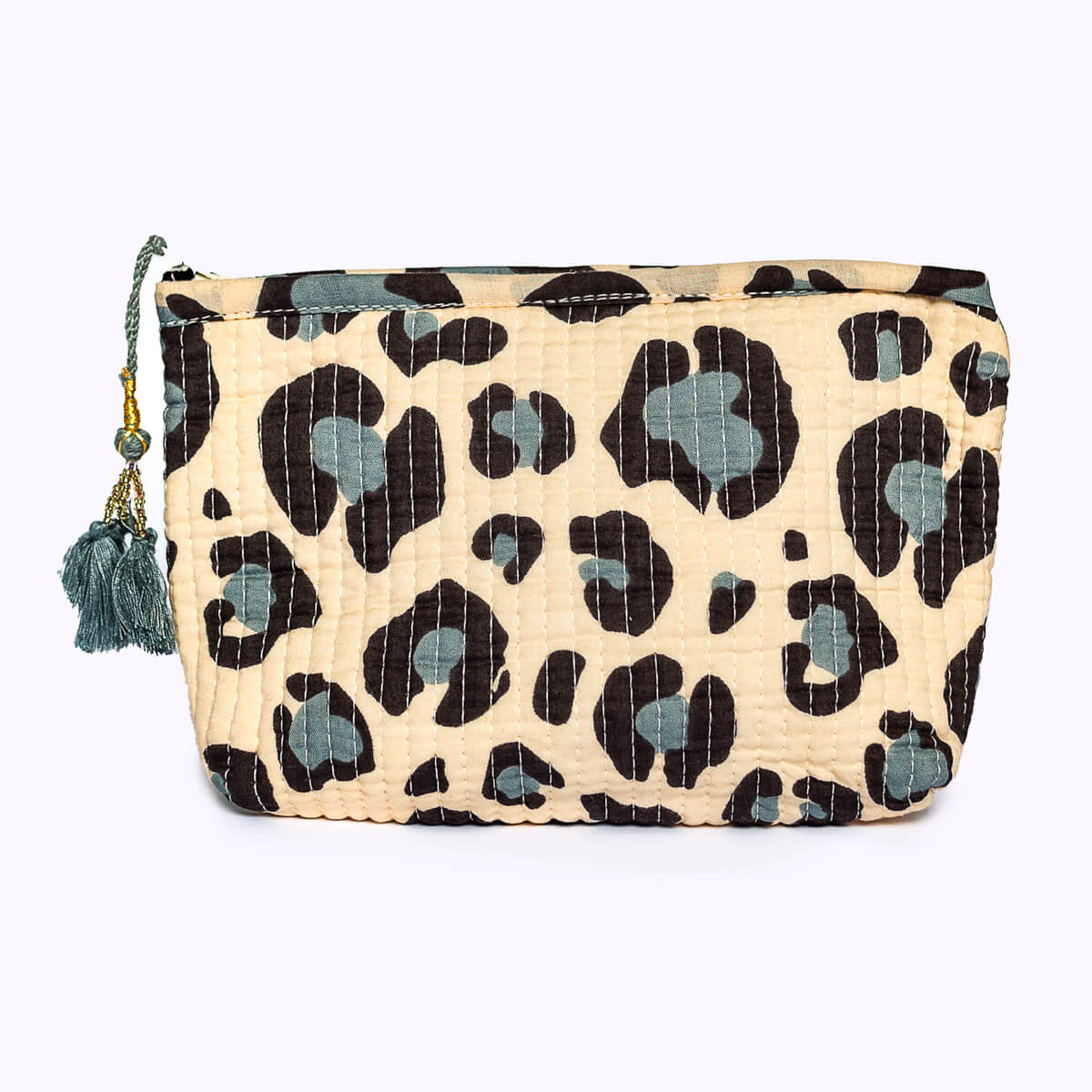 Handgemachte Mini Tasche "Blue Leo"