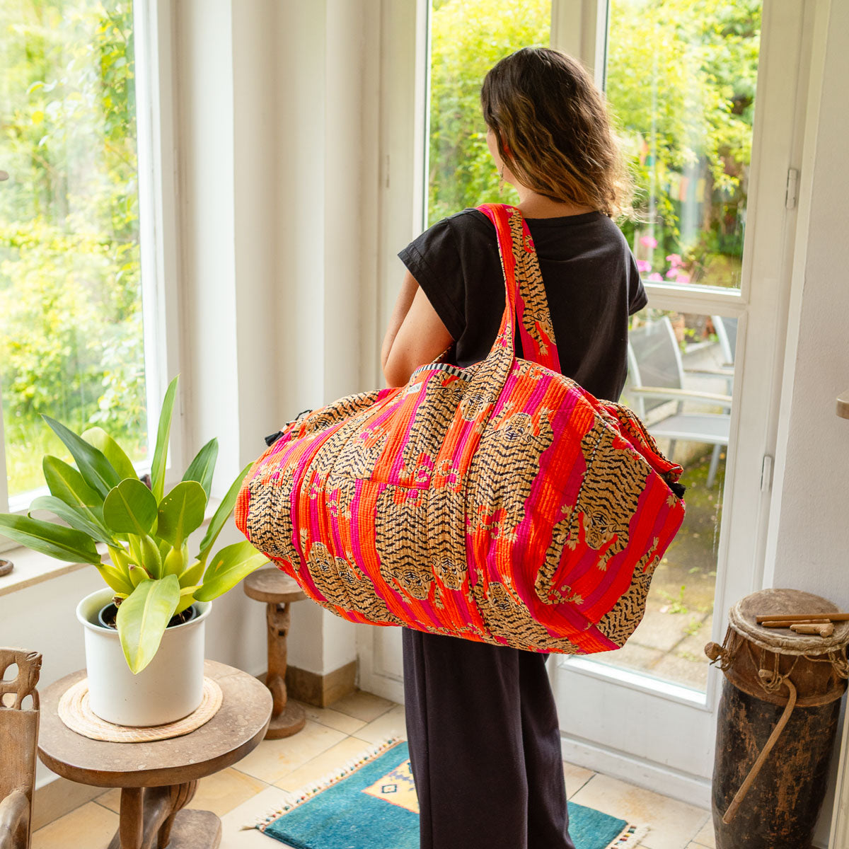 XXL Reisetasche "Poppy Tiger "