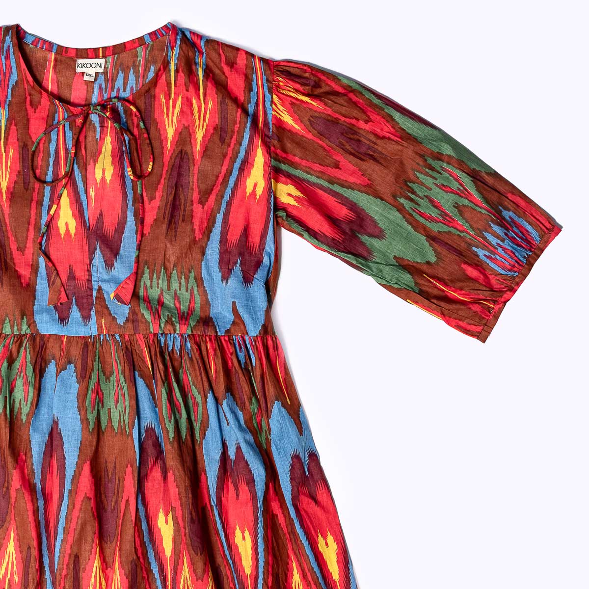Muse Dress "Brown Ikat"