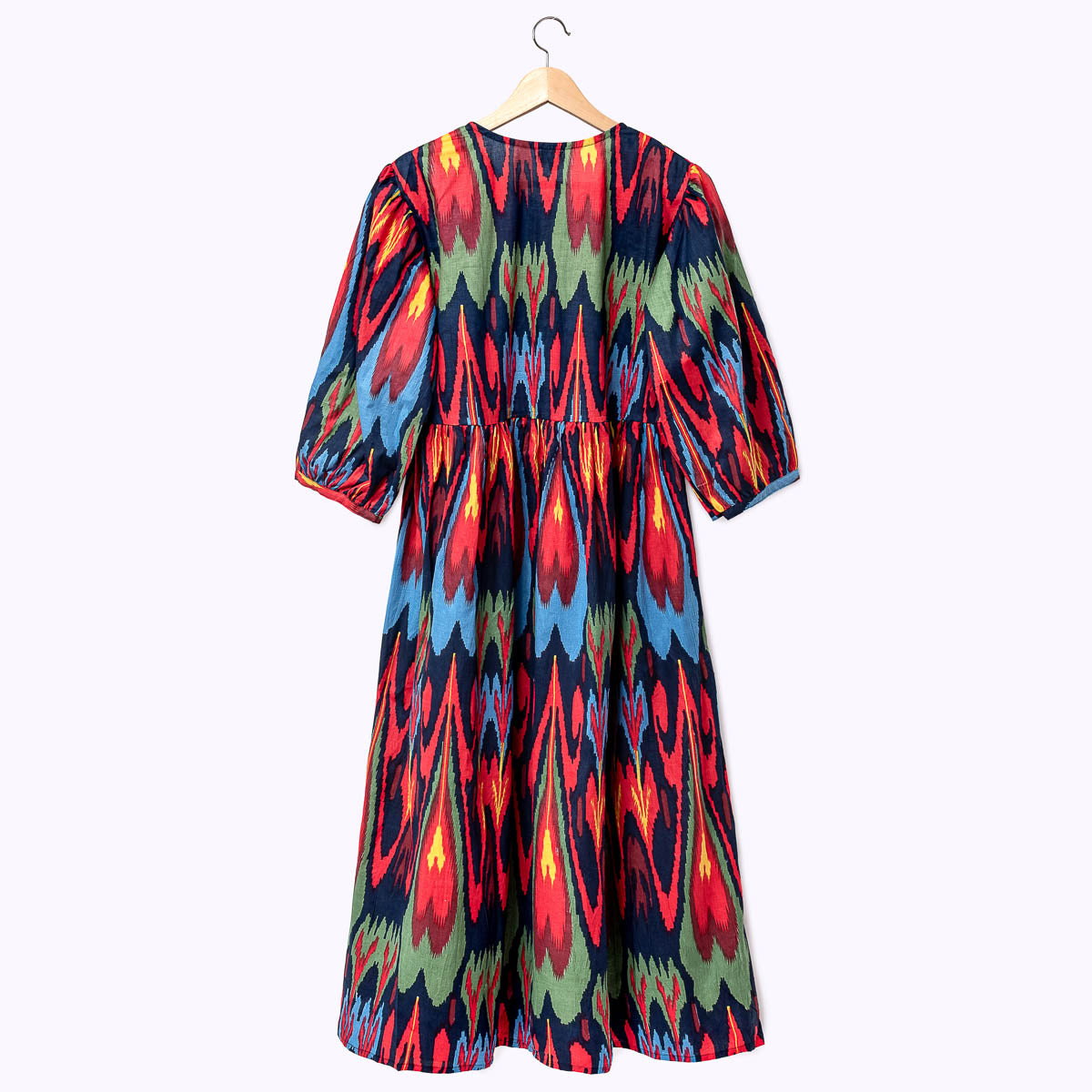 Muse Dress "Dark Ikat"
