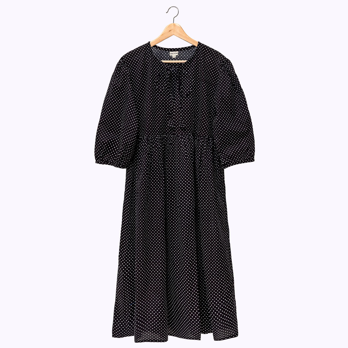 Muse Dress "Mini Polka Black"