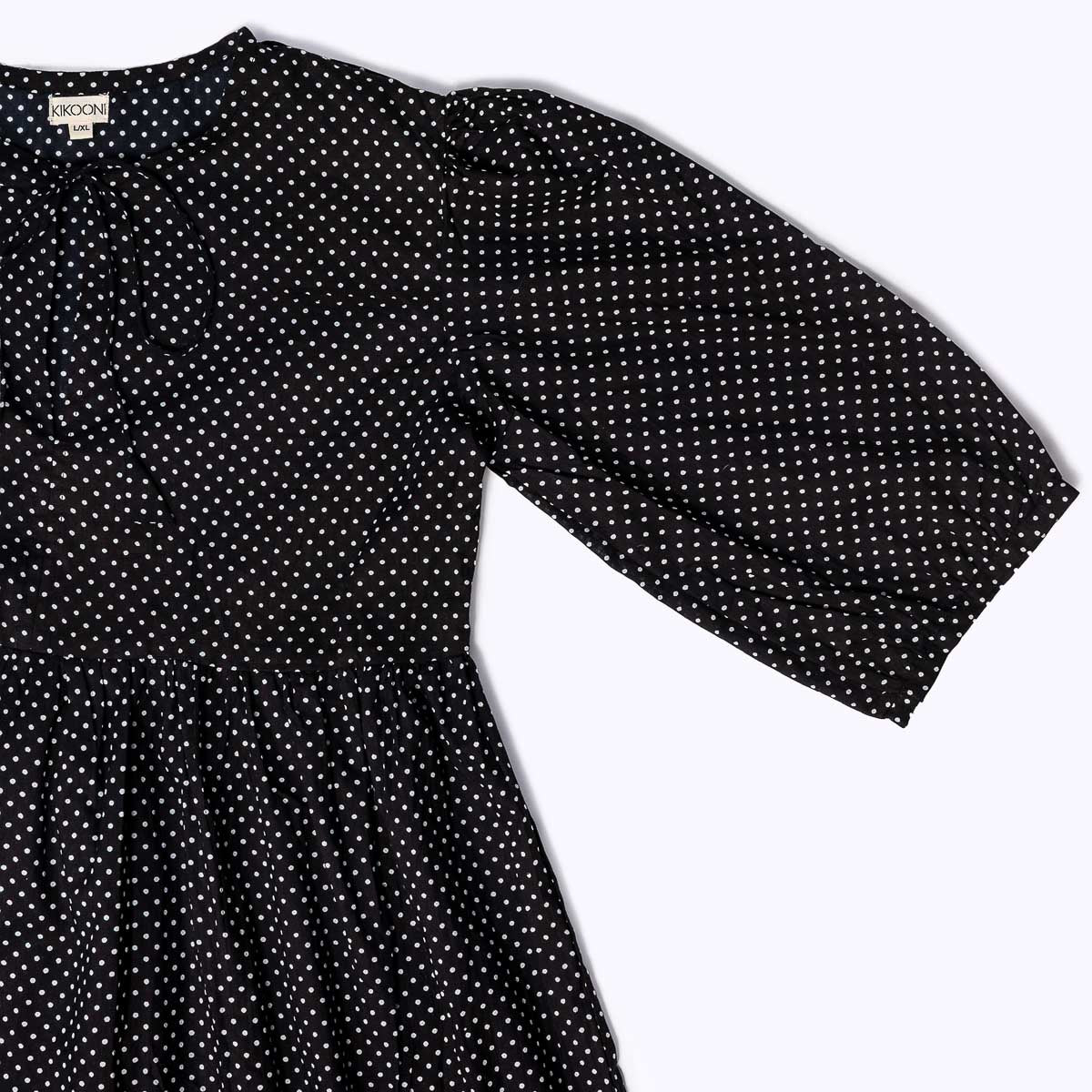 Muse Dress "Mini Polka Black"