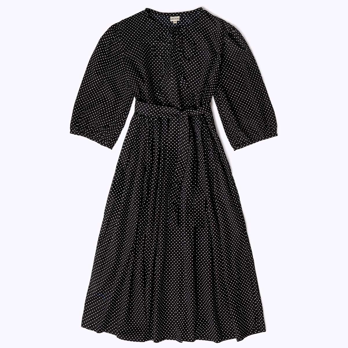 Muse Dress "Mini Polka Black"