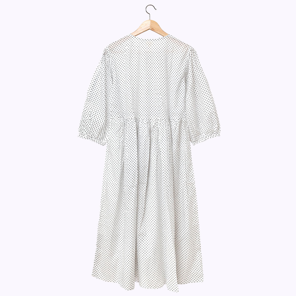 Muse Dress "Mini Polka White"
