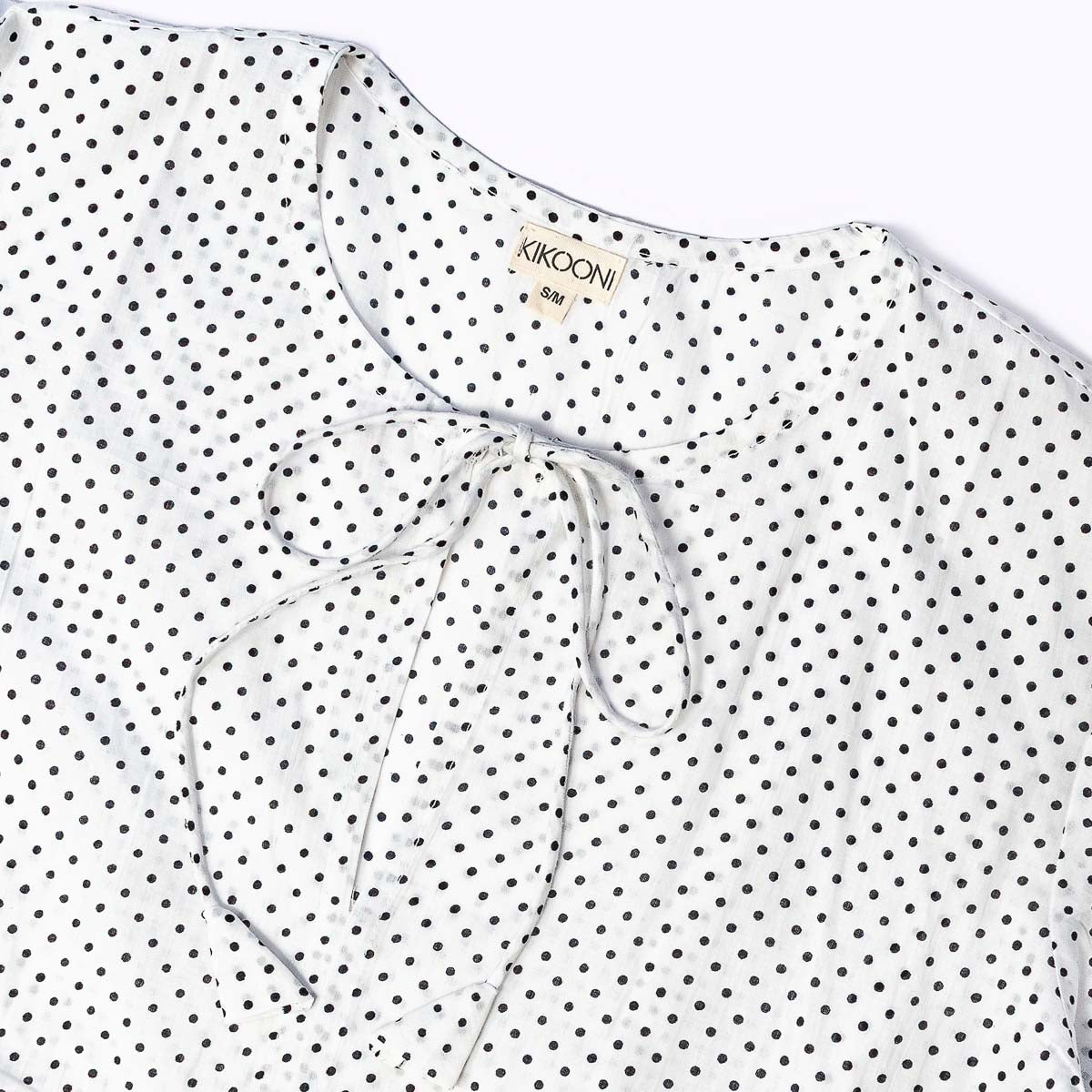 Muse Dress "Mini Polka White"