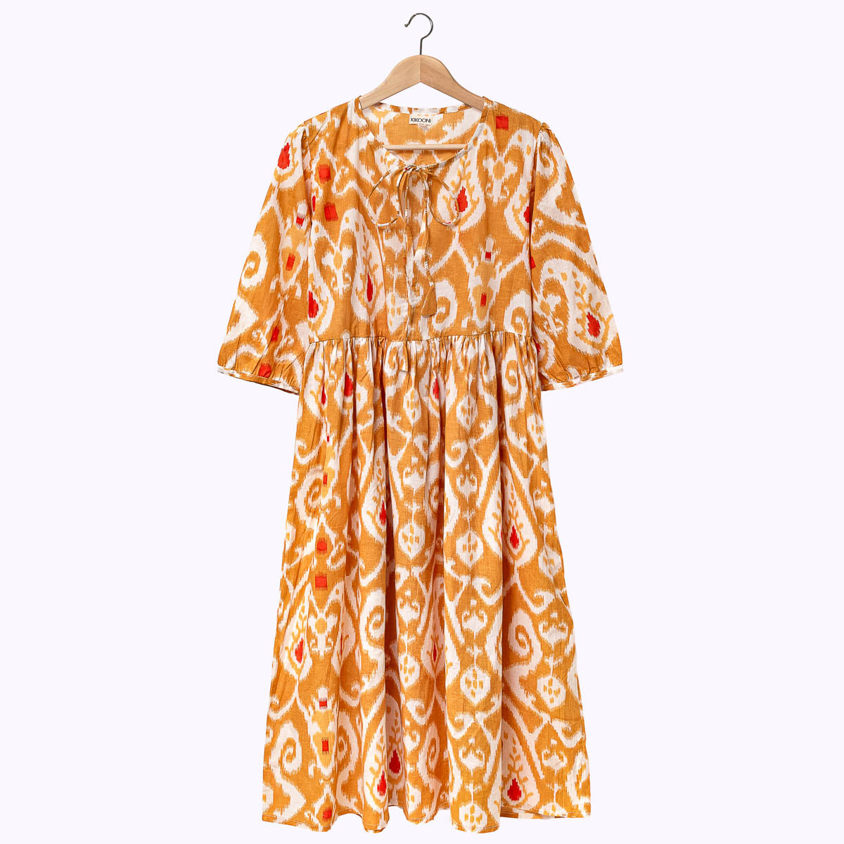 Muse Dress "Ochre Paisley"