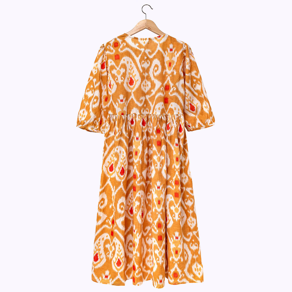 Muse Dress "Ochre Paisley"