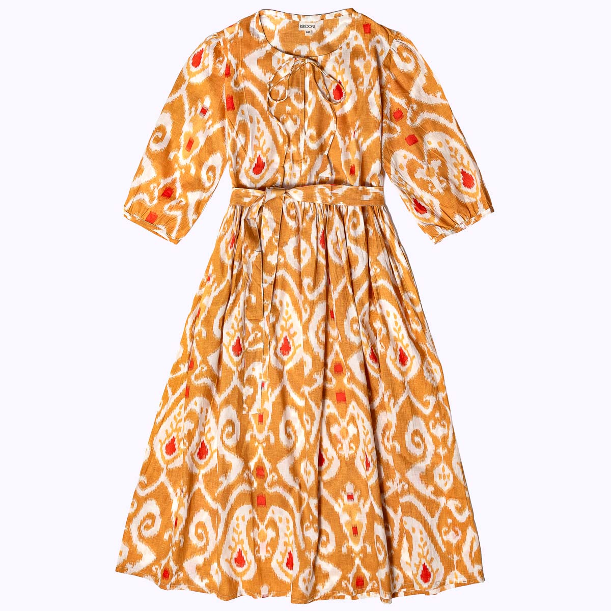 Muse Dress "Ochre Paisley"