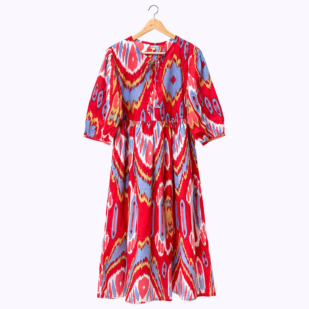 Muse Dress "Red Ikat"