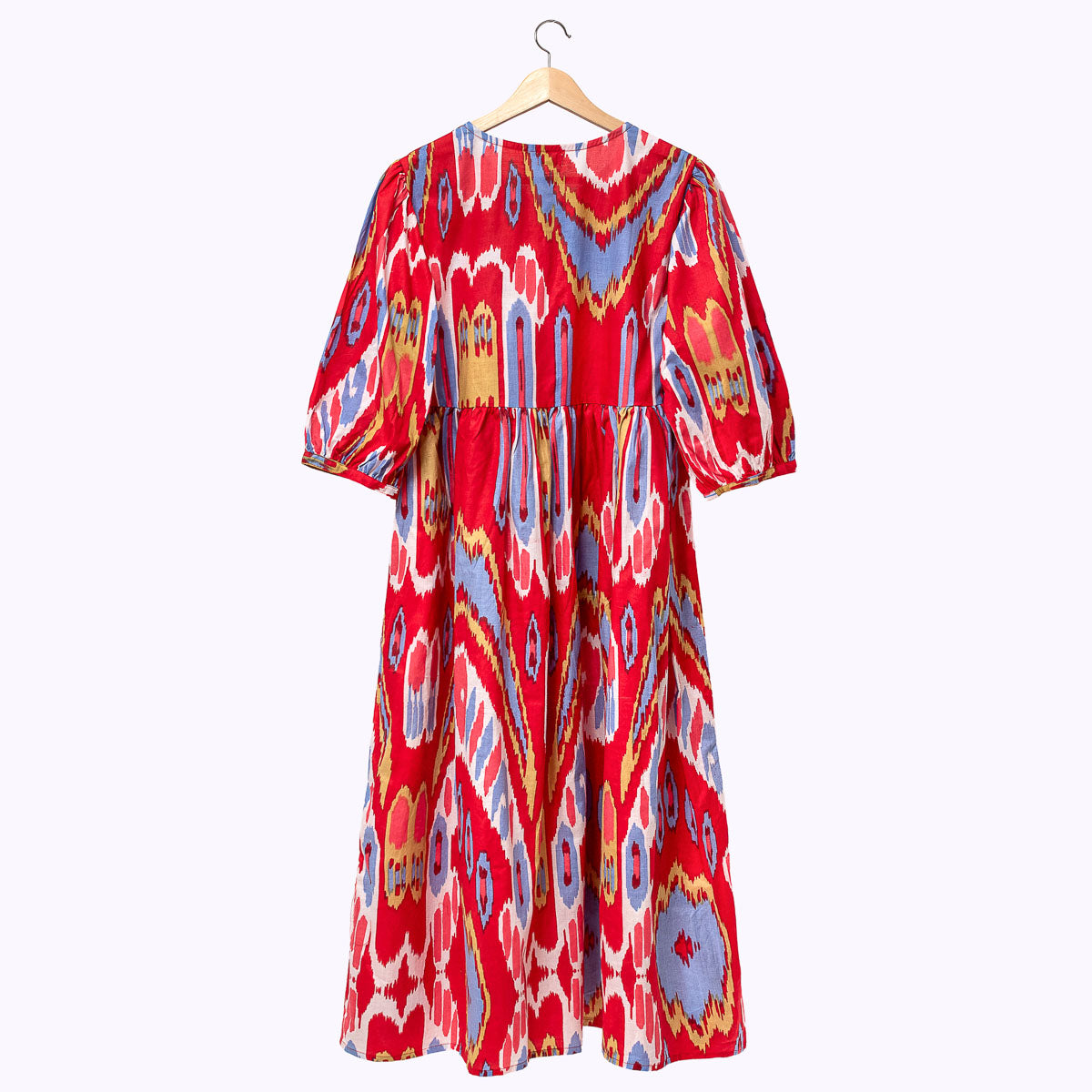 Muse Dress "Red Ikat"
