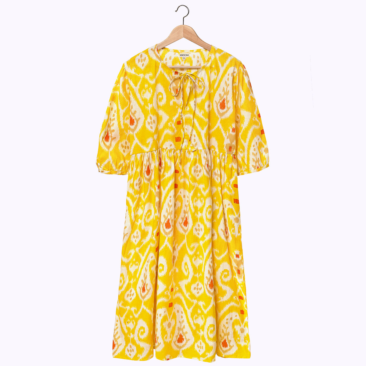 Muse Dress "Yellow Paisley"