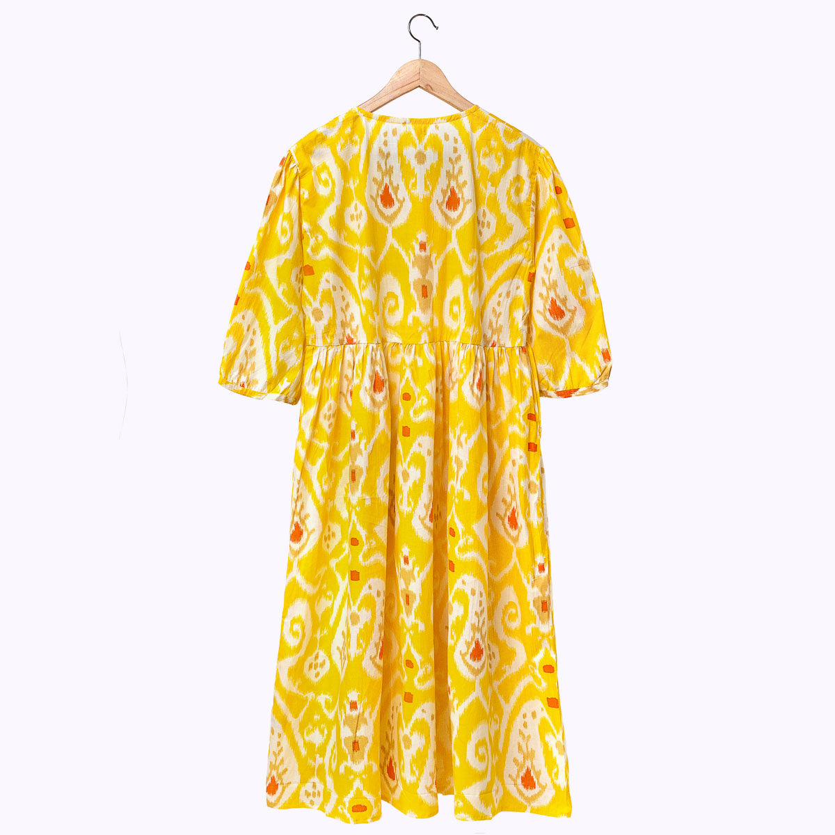 Muse Dress "Yellow Paisley"