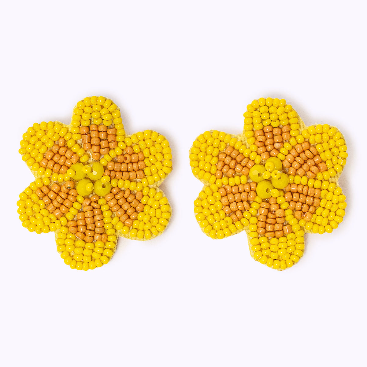 Beaded earrings "My Bloom"