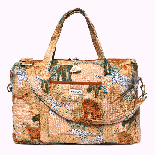 Große Reisetasche "Lucky Leo Beige"