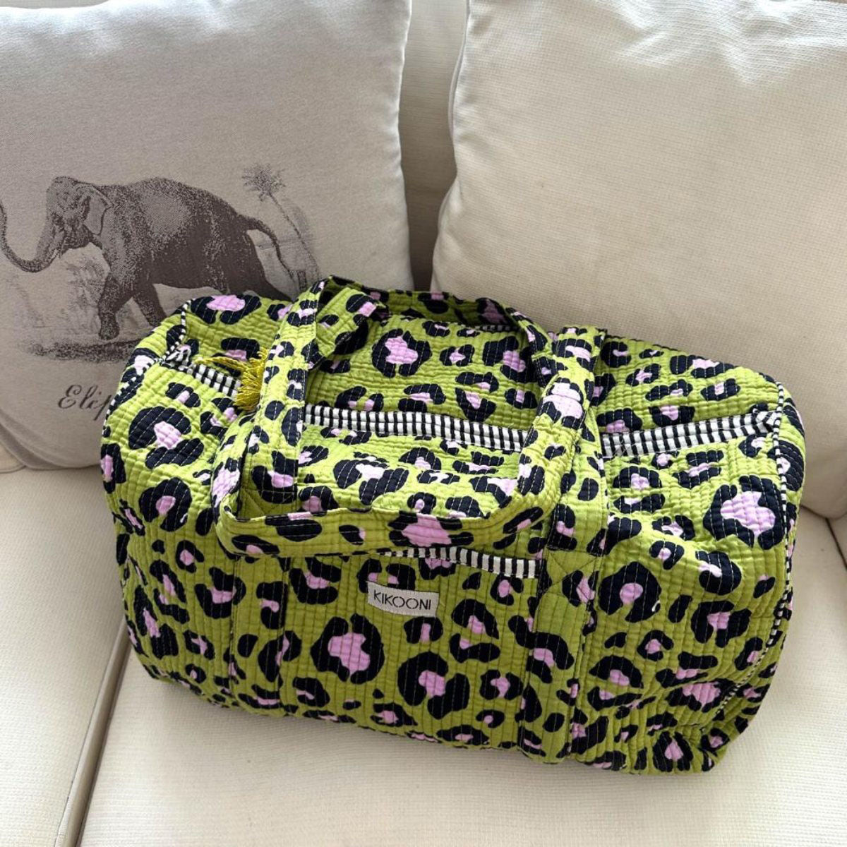Baumwolltasche "Oh Leo - cosmic green"