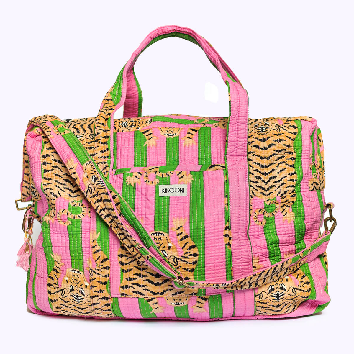 Große Reisetasche "Poppy Tiger Candy"