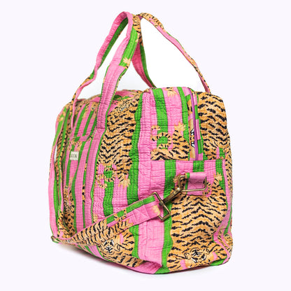 Large travel bag "Poppy Tiger Candy"