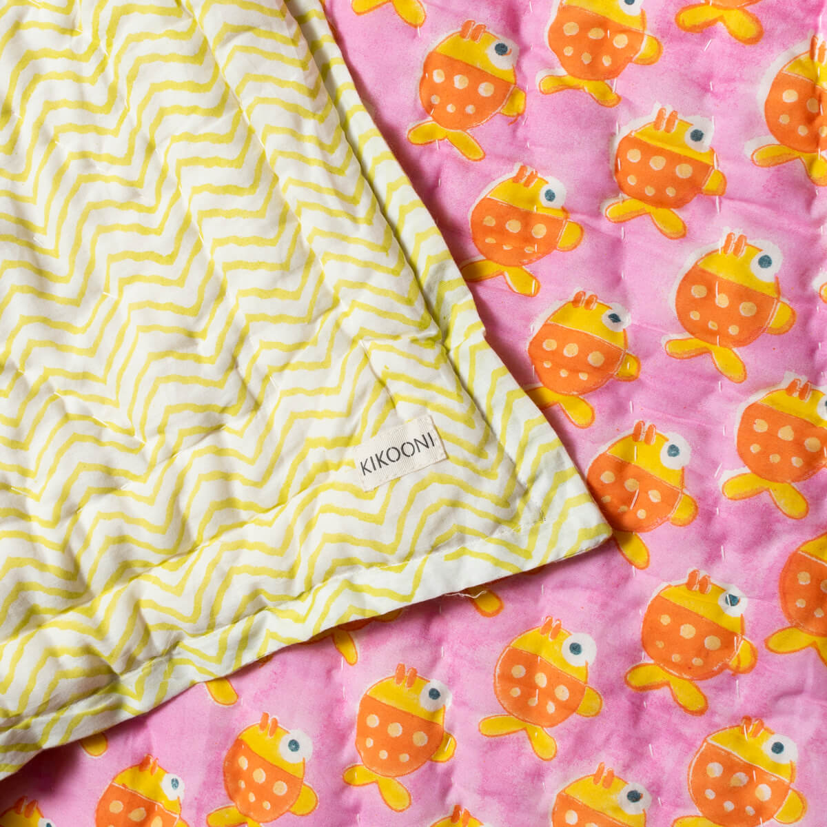 Kleine Tagesdecke  "poppy Fish"