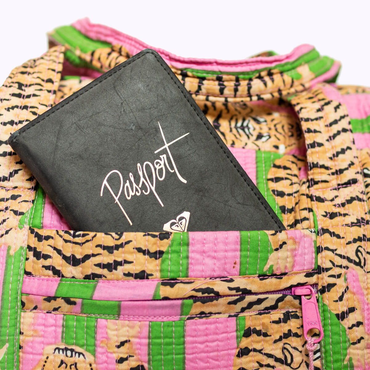Große Reisetasche "Poppy Tiger Candy"