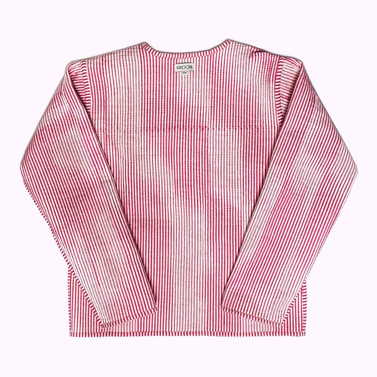 handgefertigte Baumwolljacke "Paisley Flame"