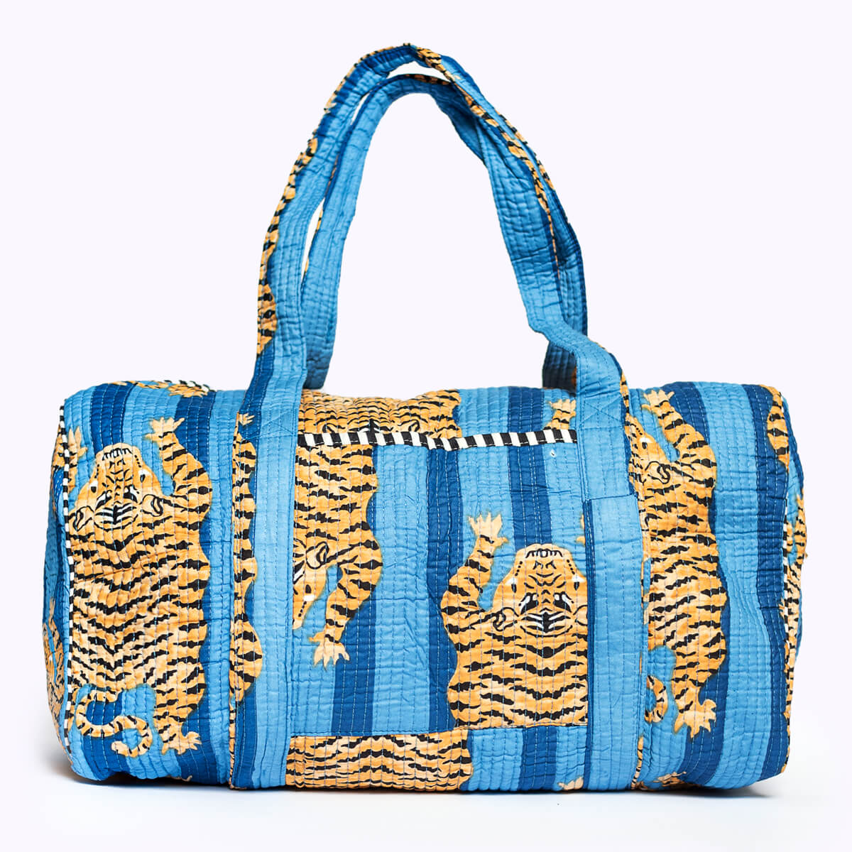 Handgemachte Baumwolltasche  "Poppy Tiger Ocean"