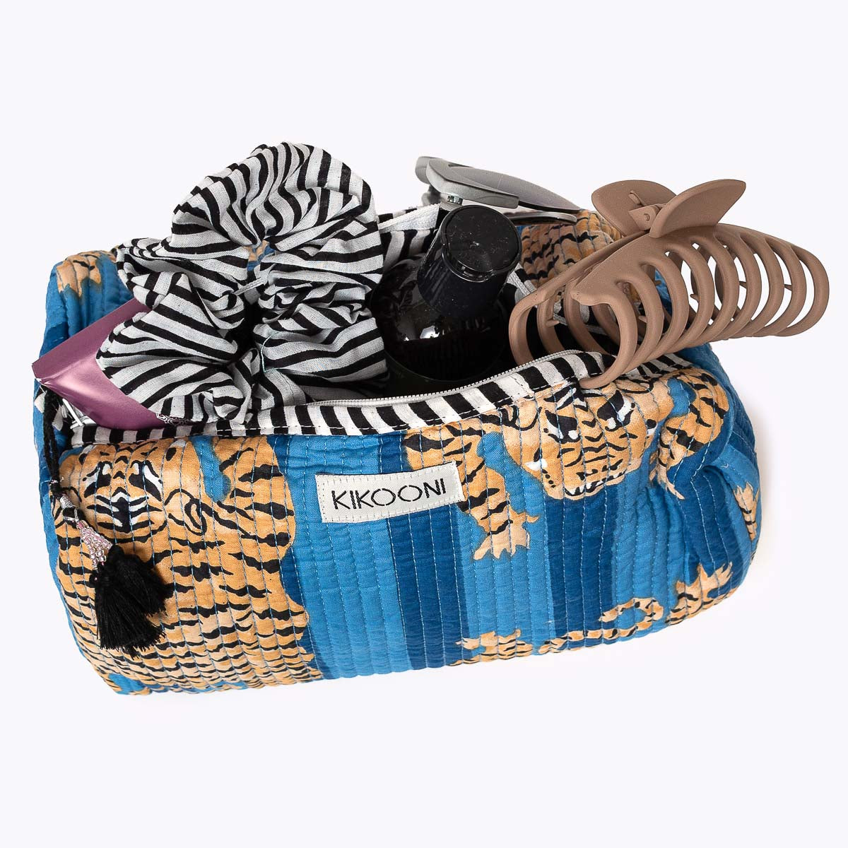Kosmetiktasche "Poppy Tiger blue"