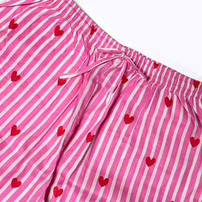 Baumwoll Pyjama "LOVE EDITION" pink