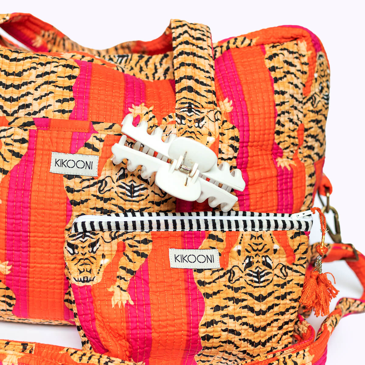 Large travel bag "Poppy Tiger"